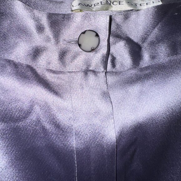 vintage fishtail maxi skirt with bead button - Picture 4 of 6